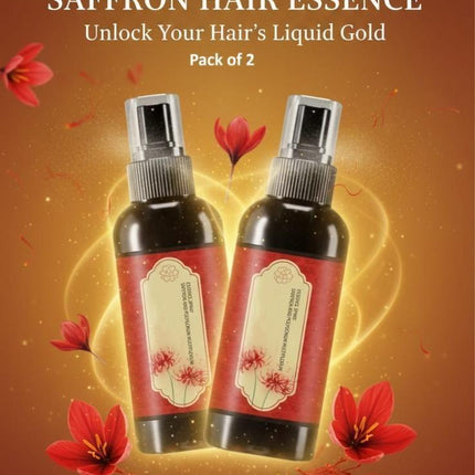Saffron Essence Hair Spray - Pack of 2 (100 Ml Each Bottle)