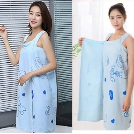 Microfiber Wearable Magic Bath Towel For Women (Pack of 2)